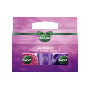 RADOX AROMATHERAPY CANDLE&BATH BOMB GIFT SET