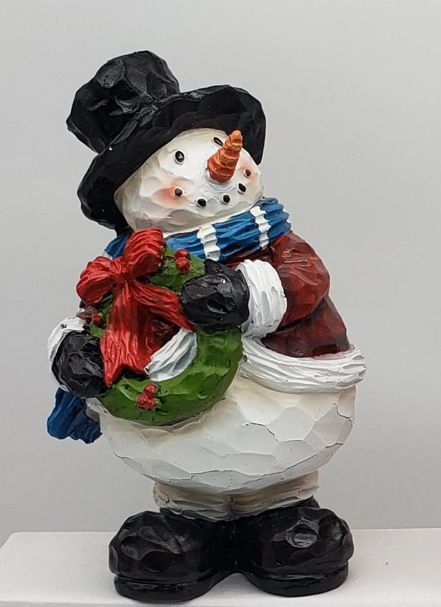 Snowman Gift Giving Christmas Decor