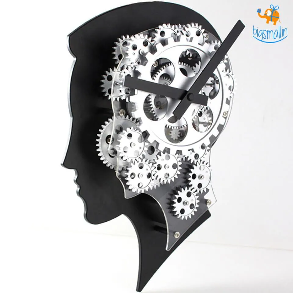 Thinking Mind Gear Clock