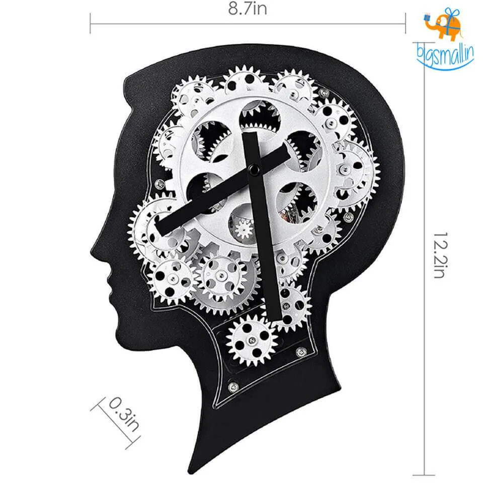 Thinking Mind Gear Clock