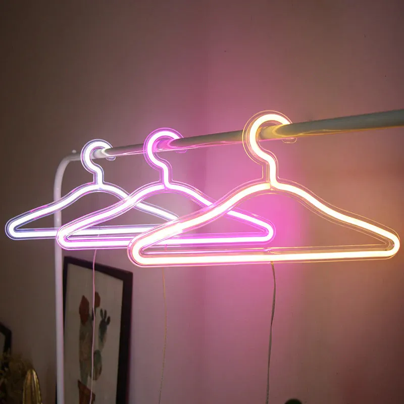 White Neon Hanger